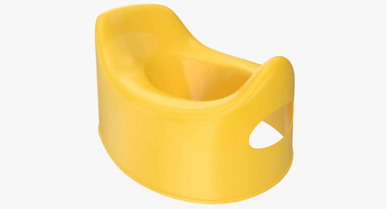 3D Plastic Baby Potty model