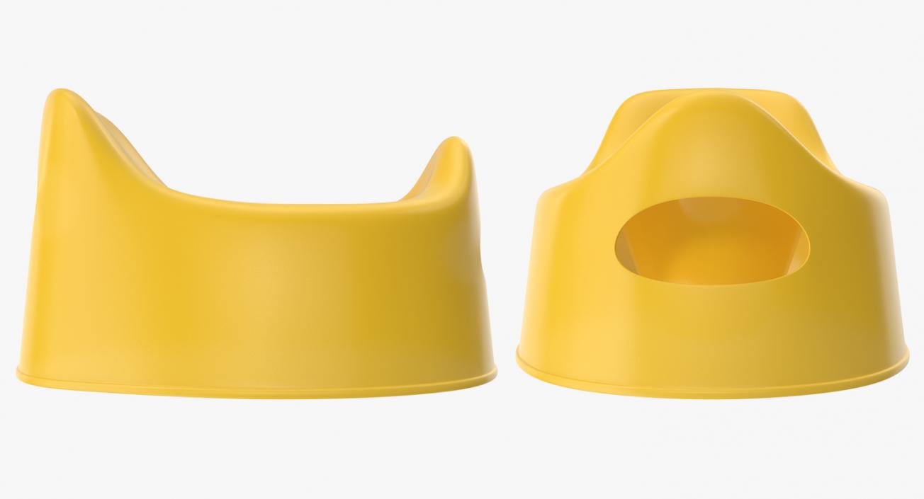 3D Plastic Baby Potty model