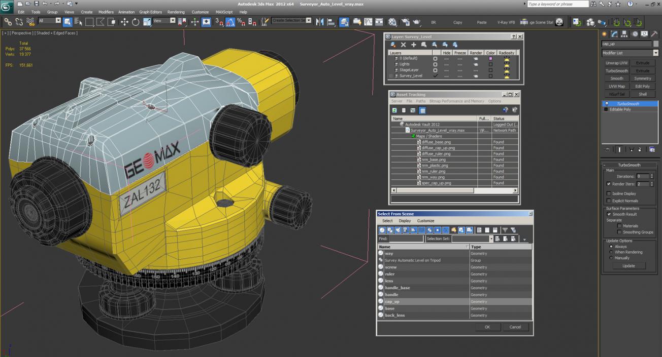 Surveyor Auto Level 3D model