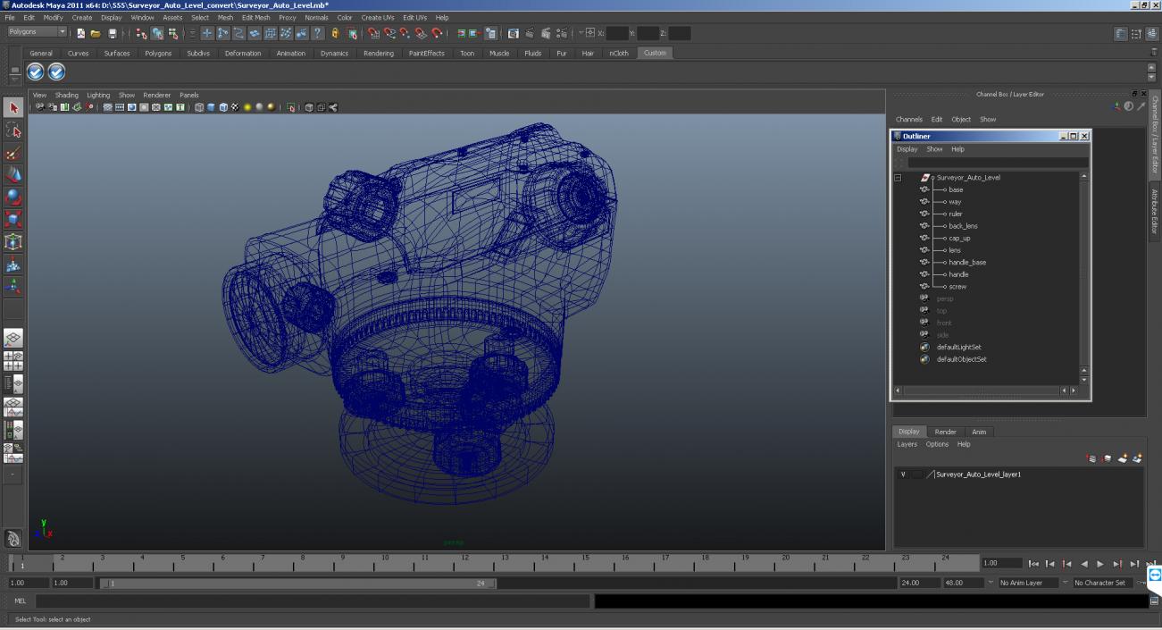 Surveyor Auto Level 3D model