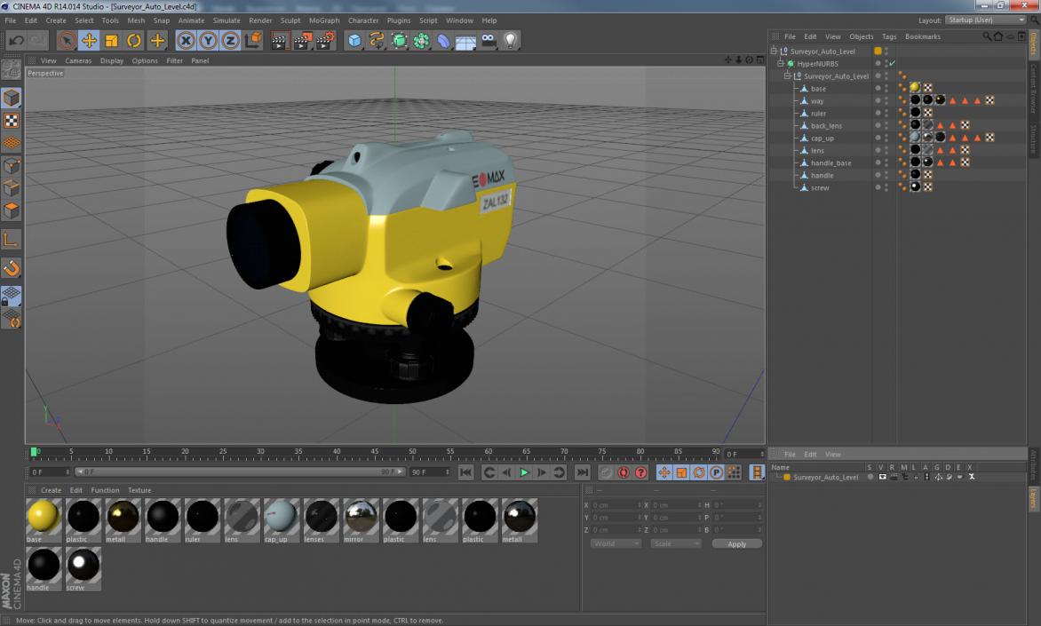 Surveyor Auto Level 3D model