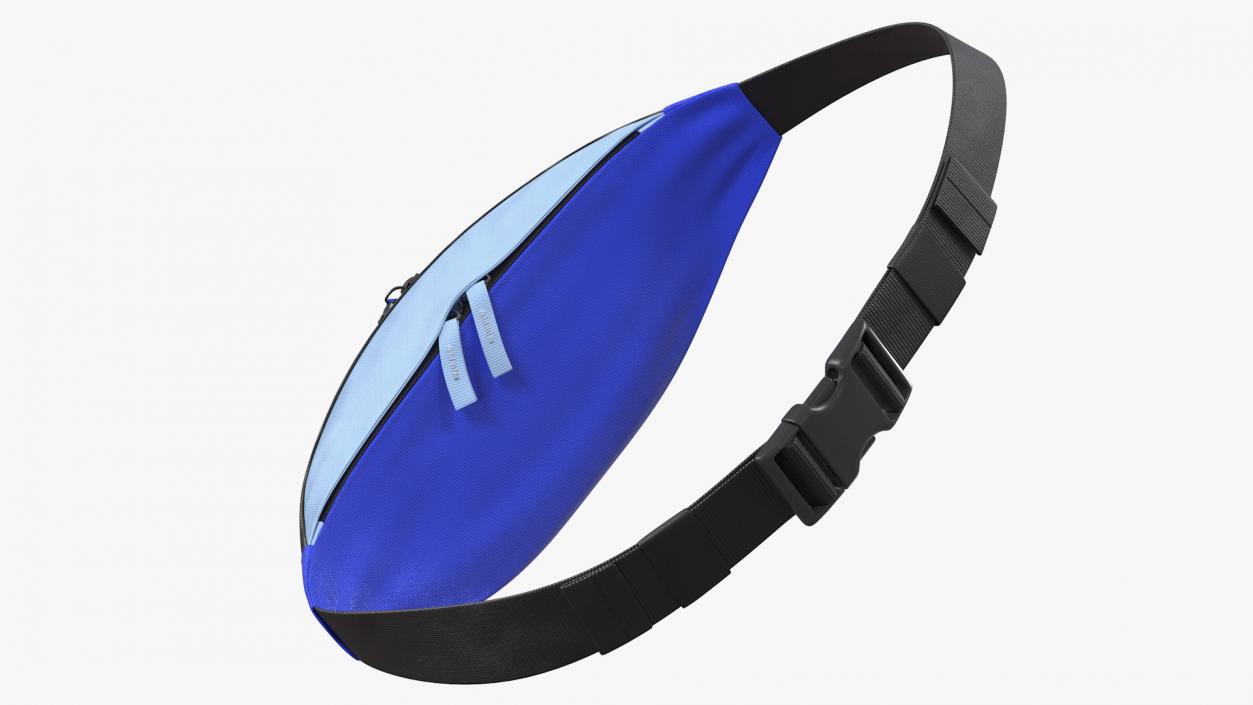 3D model Sport Waist Bag Blue