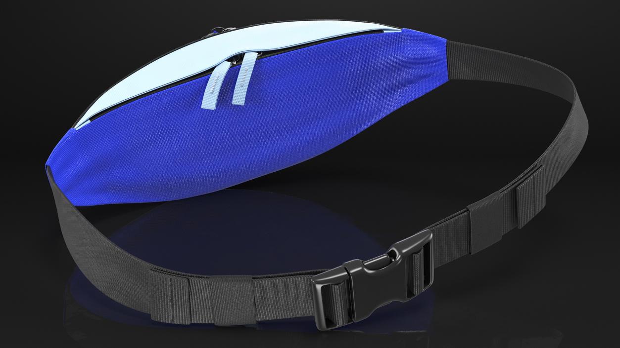 3D model Sport Waist Bag Blue