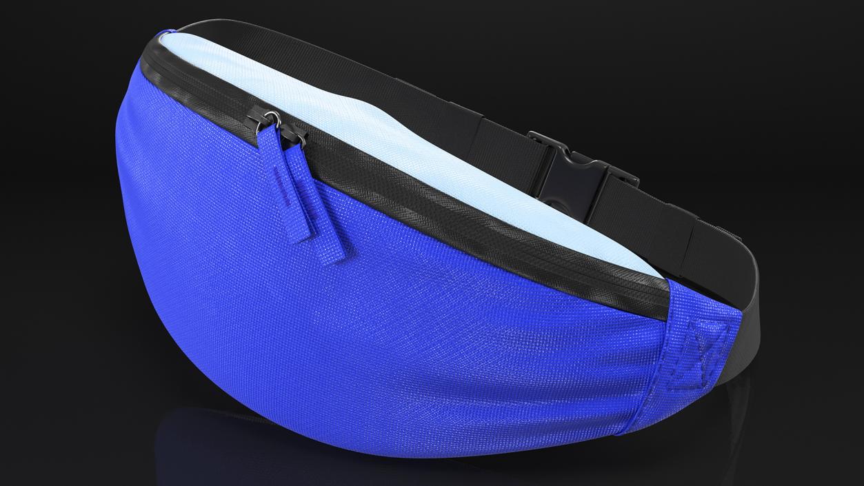 3D model Sport Waist Bag Blue