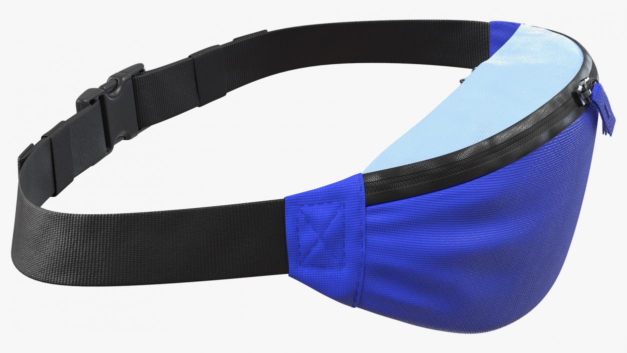 3D model Sport Waist Bag Blue