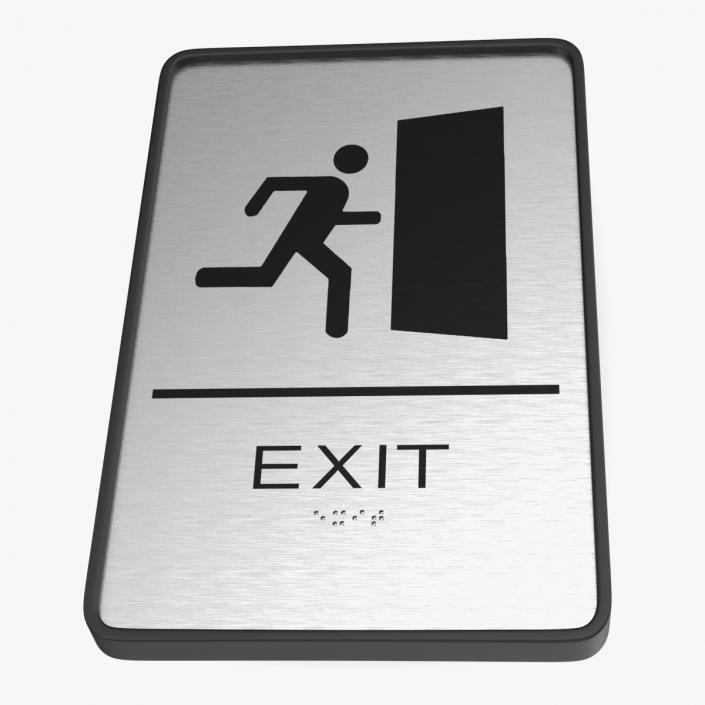 Exit Sign 3D model