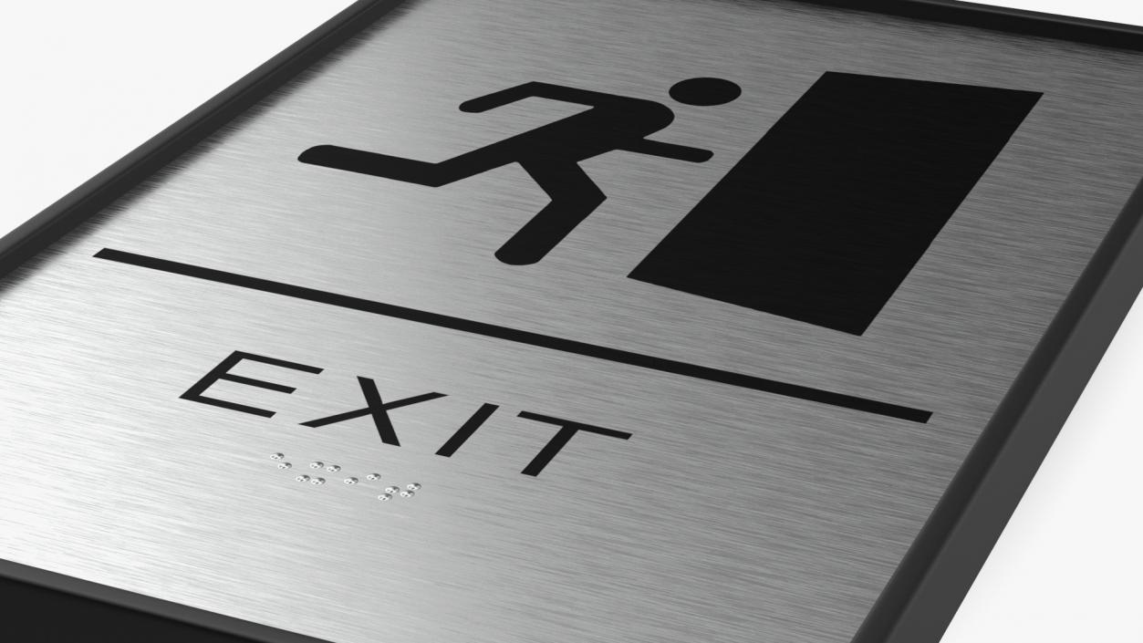 Exit Sign 3D model