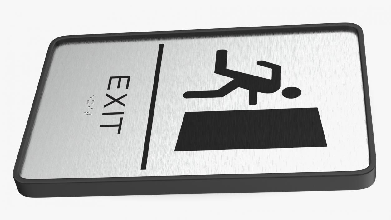 Exit Sign 3D model