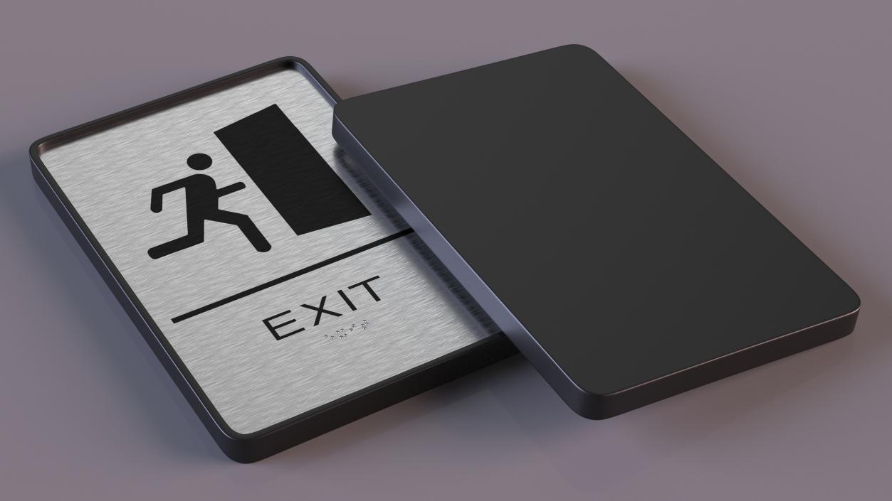 Exit Sign 3D model