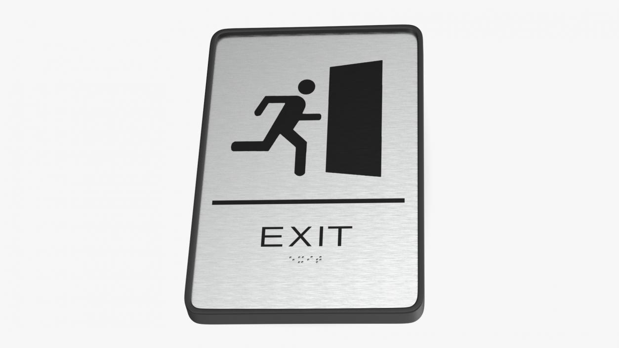 Exit Sign 3D model