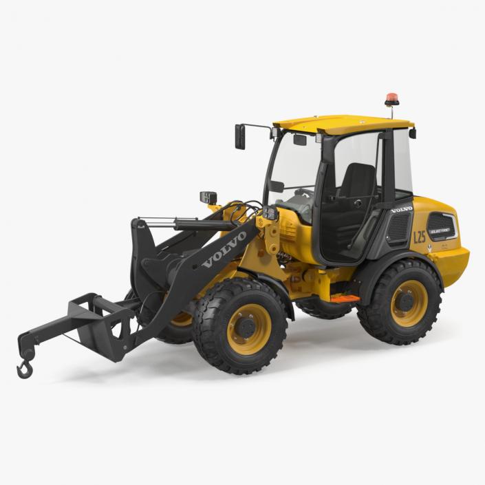 Volvo L25 Electric Loader with Material Handling Arm 3D