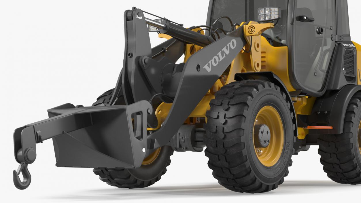 Volvo L25 Electric Loader with Material Handling Arm 3D