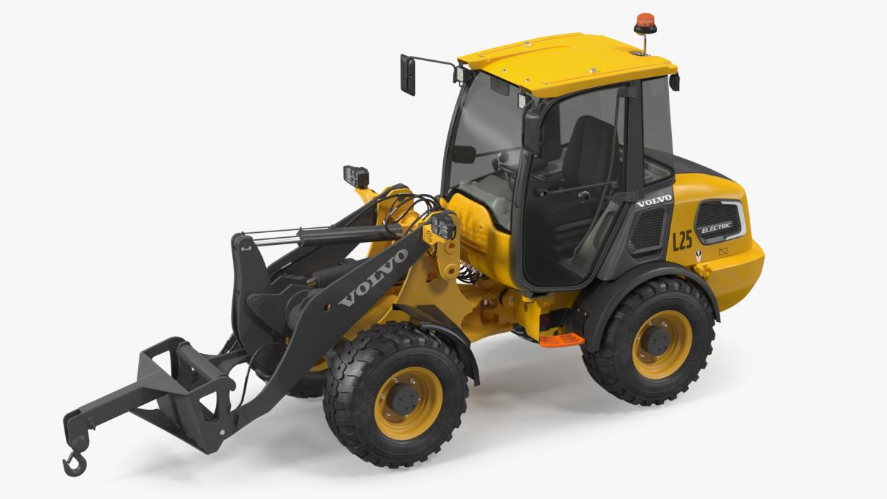 Volvo L25 Electric Loader with Material Handling Arm 3D