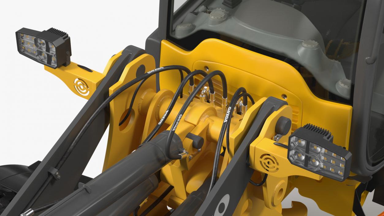 Volvo L25 Electric Loader with Material Handling Arm 3D