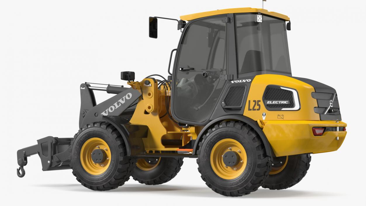 Volvo L25 Electric Loader with Material Handling Arm 3D