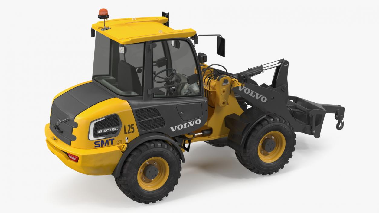 Volvo L25 Electric Loader with Material Handling Arm 3D