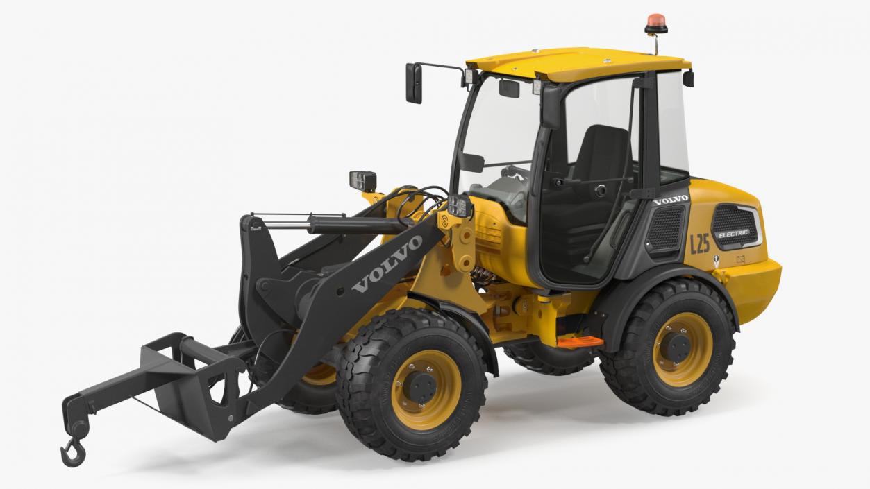 Volvo L25 Electric Loader with Material Handling Arm 3D