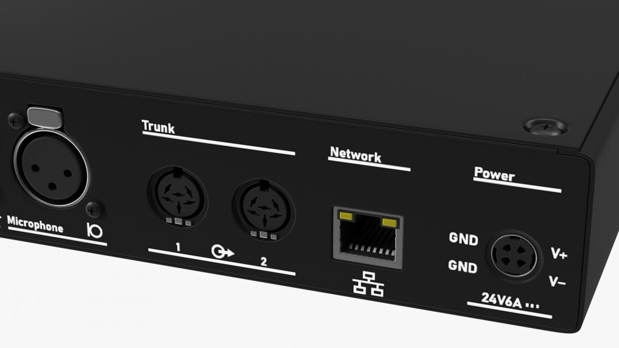 3D model Conference System Control Unit