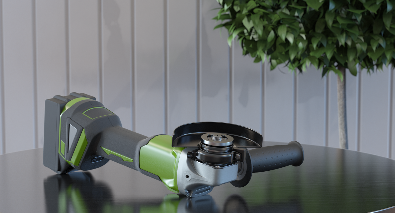 Bruschless Angle Grinder 3D model