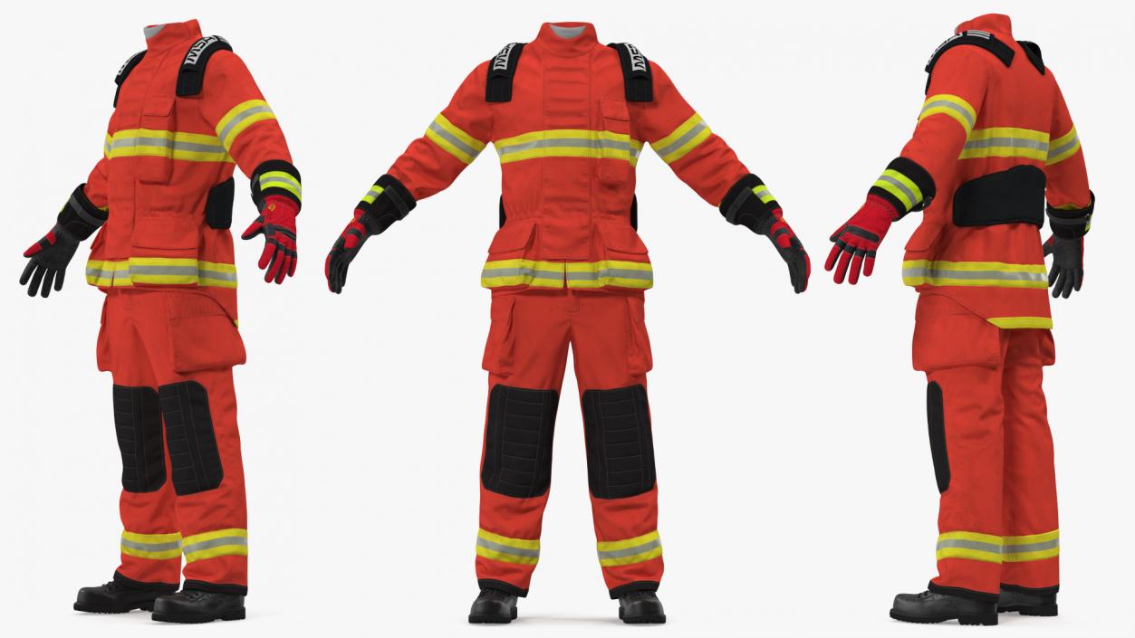 Firefighting Suit 3D