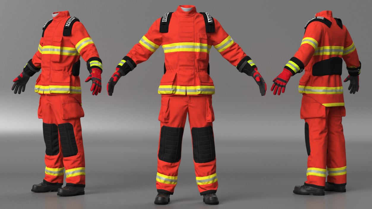 Firefighting Suit 3D