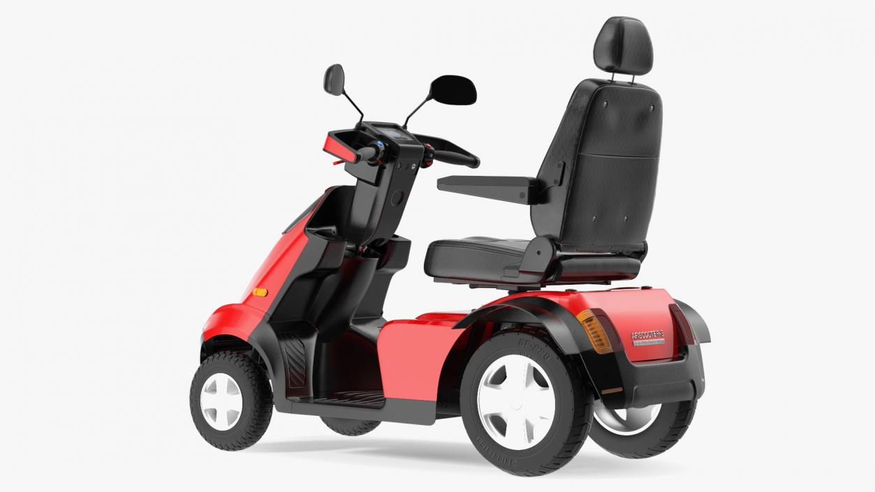 3D model Electric Scooter S4 AFIKIM Red