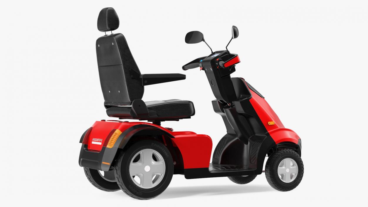 3D model Electric Scooter S4 AFIKIM Red