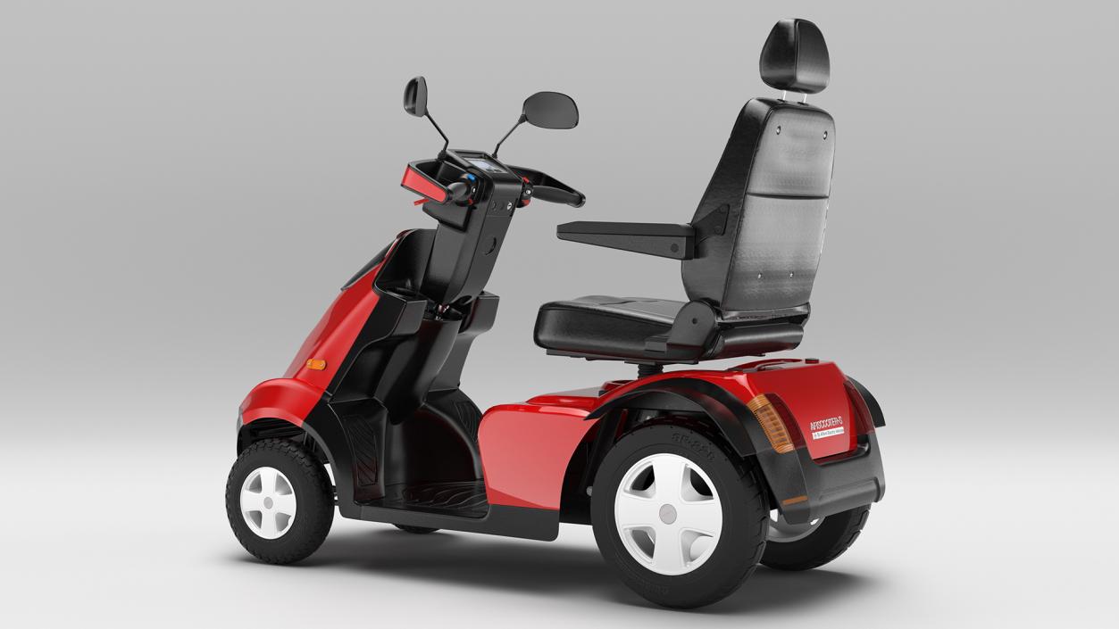 3D model Electric Scooter S4 AFIKIM Red