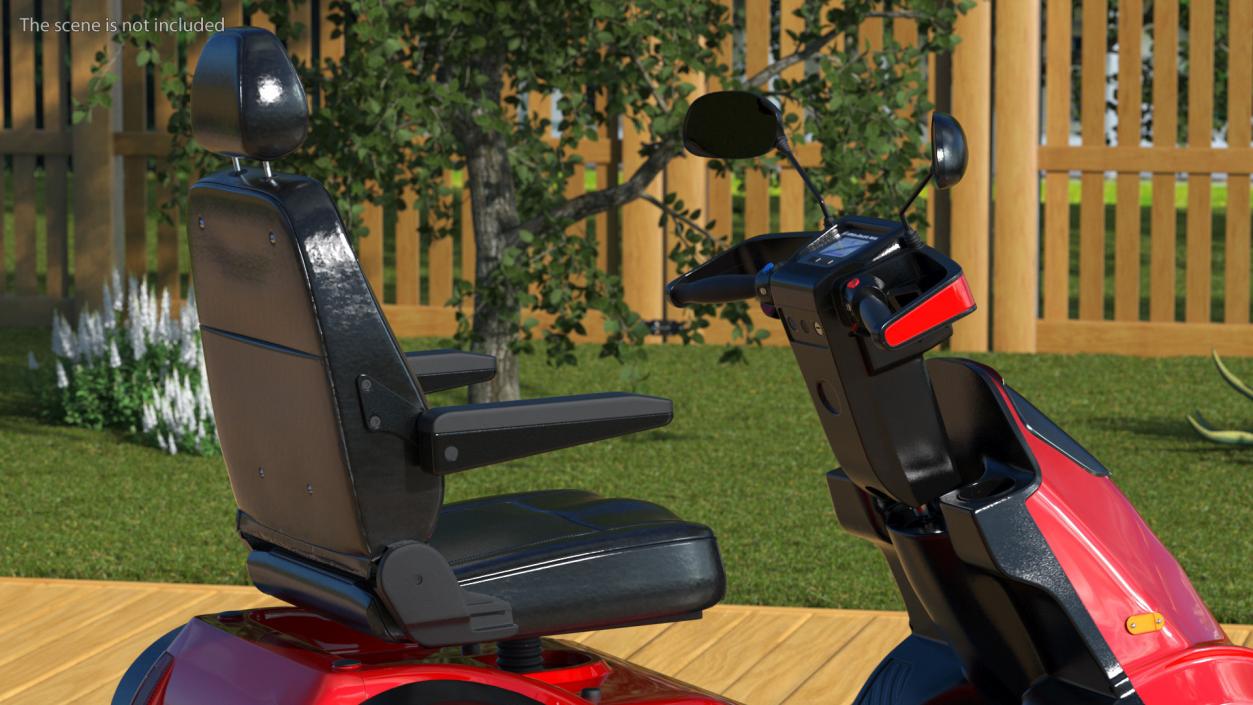 3D model Electric Scooter S4 AFIKIM Red