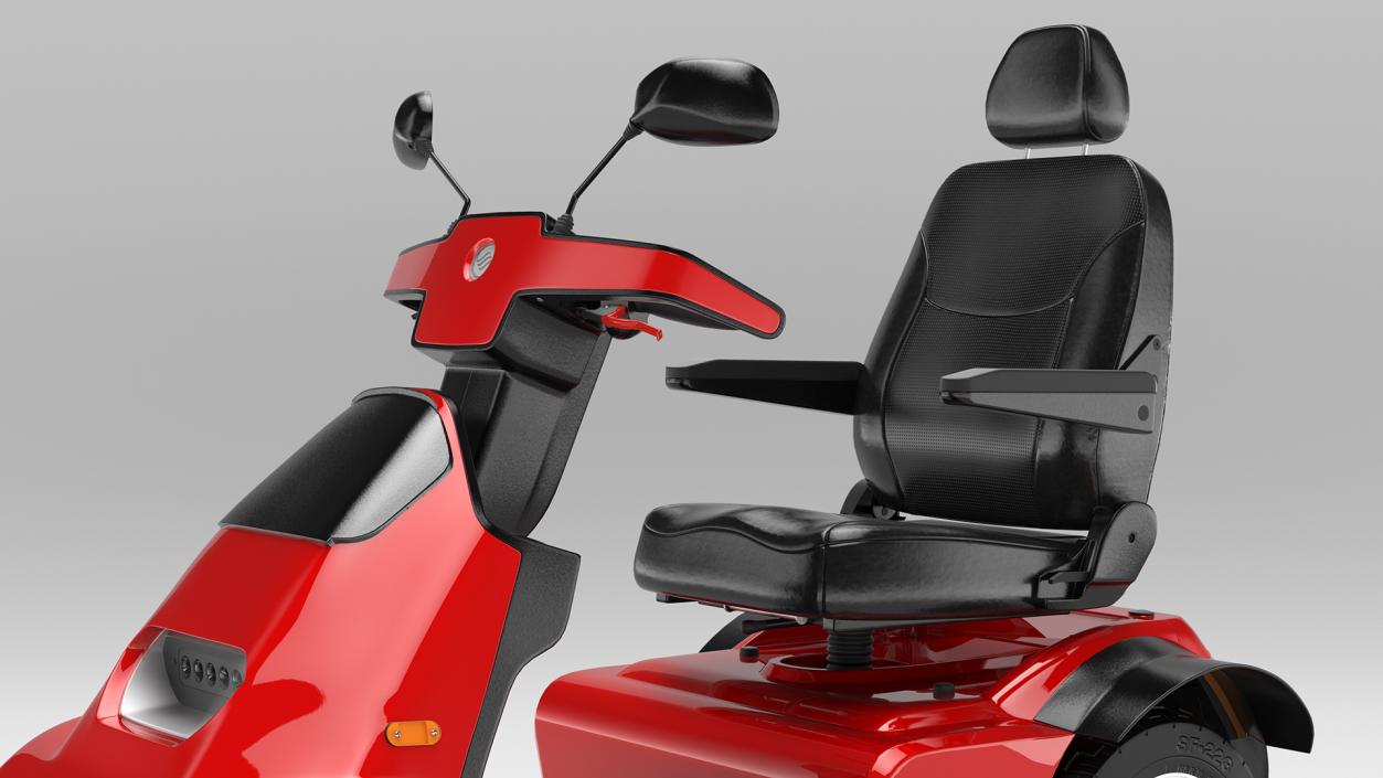 3D model Electric Scooter S4 AFIKIM Red