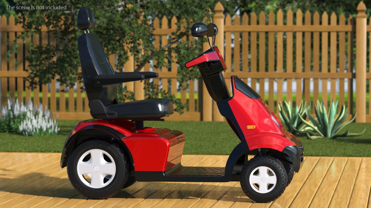 3D model Electric Scooter S4 AFIKIM Red