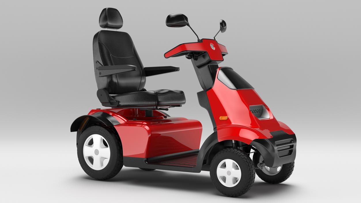 3D model Electric Scooter S4 AFIKIM Red