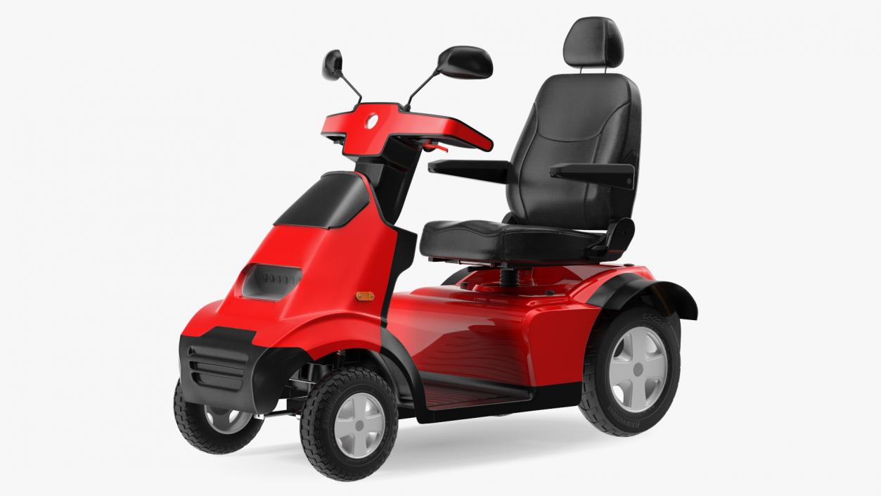 3D model Electric Scooter S4 AFIKIM Red