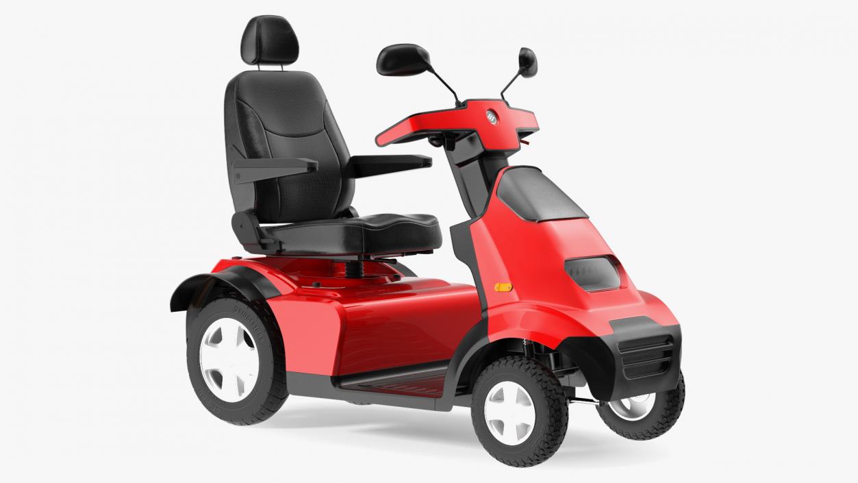 3D model Electric Scooter S4 AFIKIM Red