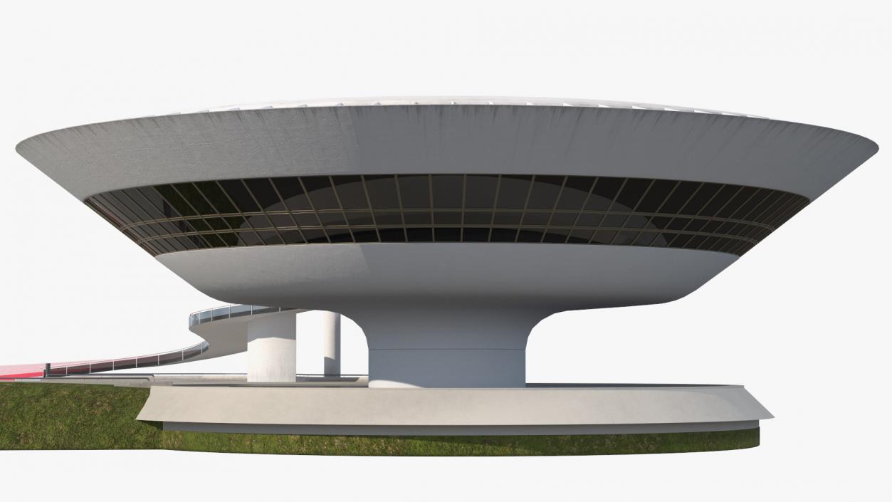 3D model Niteroi Contemporary Art Museum Building