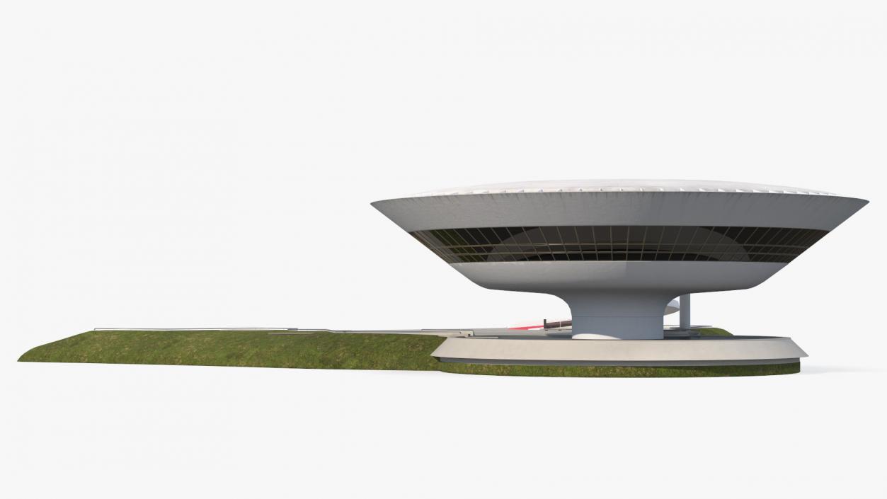 3D model Niteroi Contemporary Art Museum Building