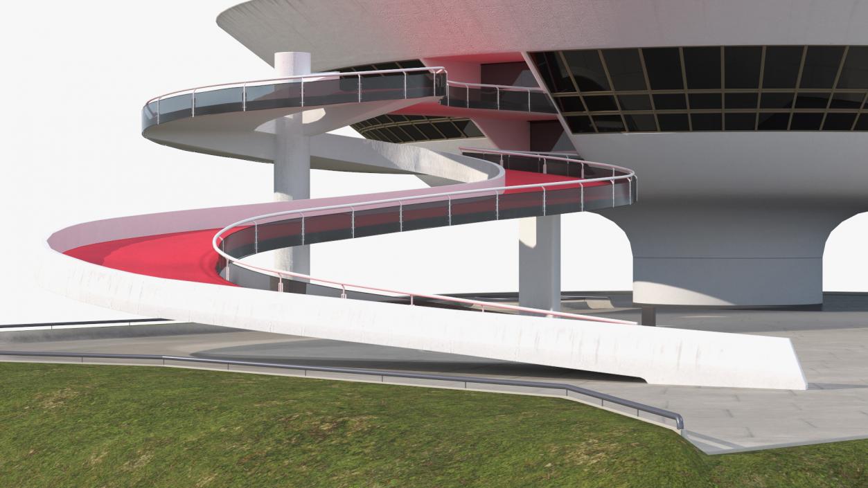 3D model Niteroi Contemporary Art Museum Building