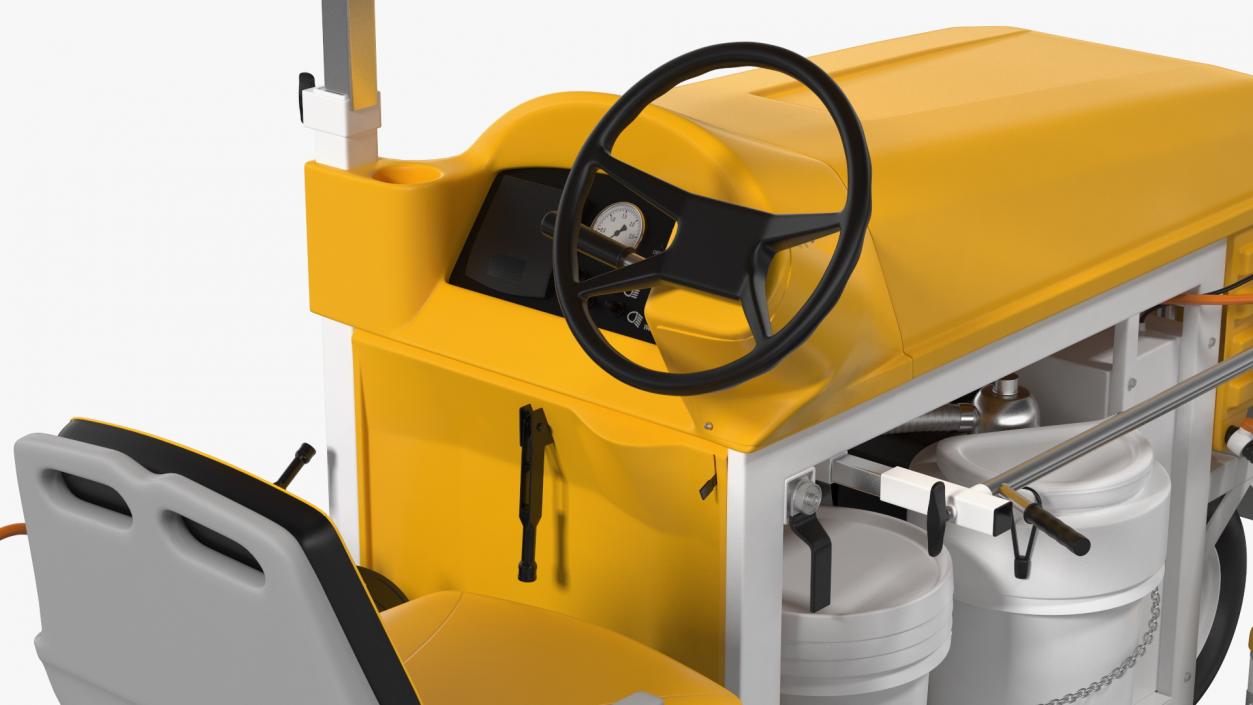 3D model Road Line Marking Machine