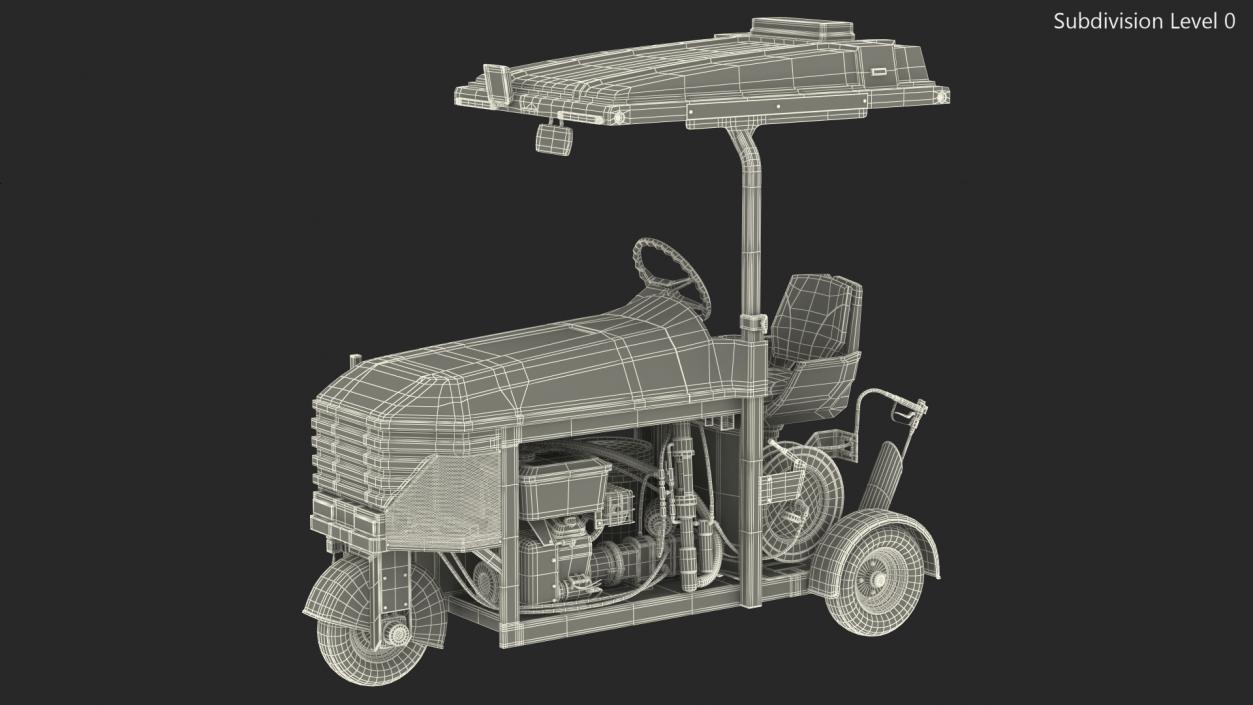 3D model Road Line Marking Machine