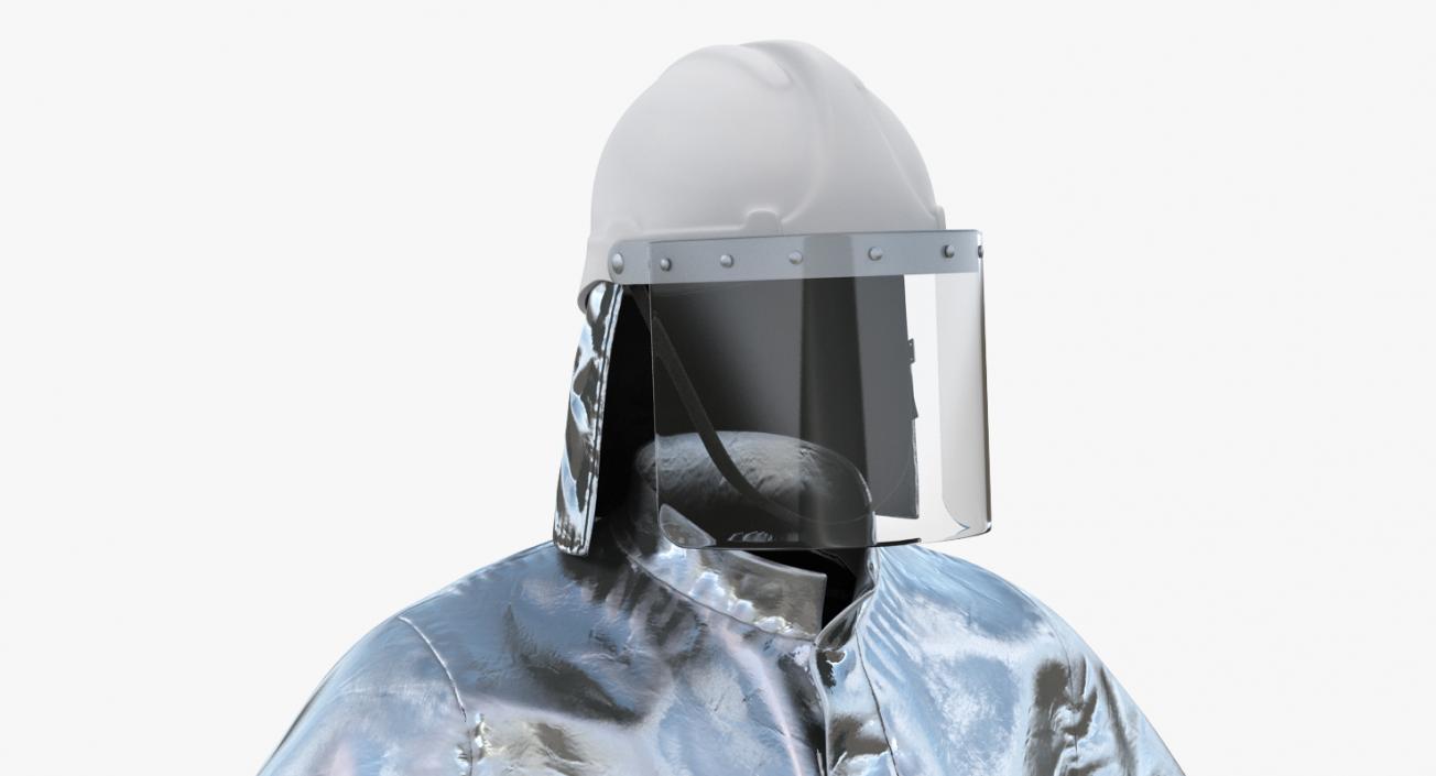 3D model Aluminized Fire Proximity Suit