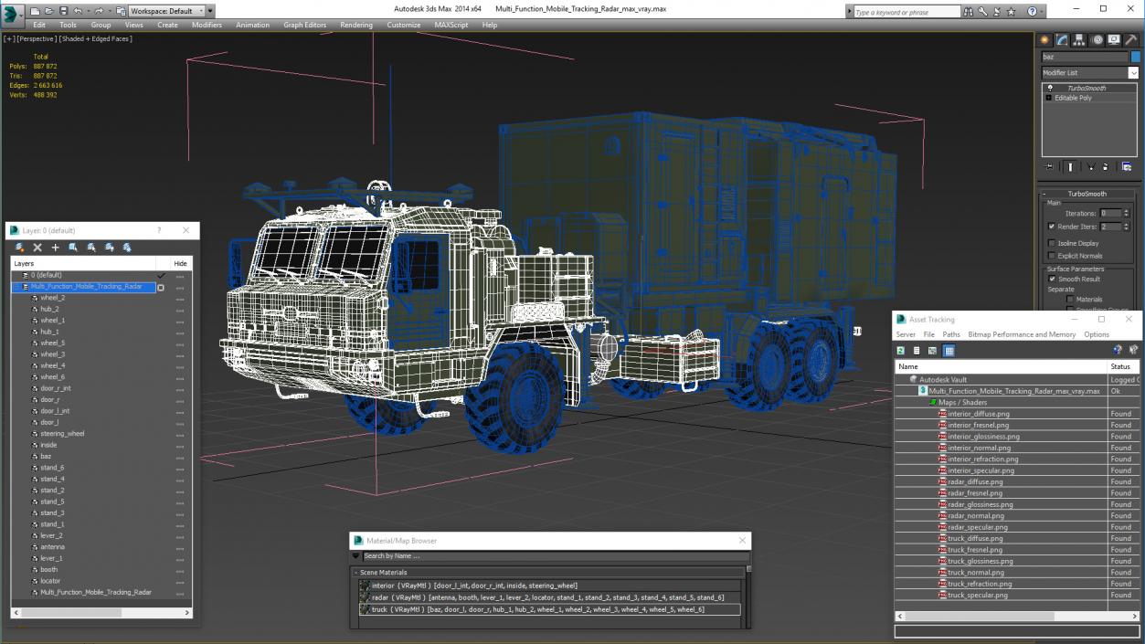 3D Multi Function Mobile Tracking Radar