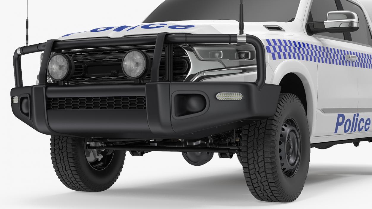 Police Paddy Wagon Simple Interior 3D model