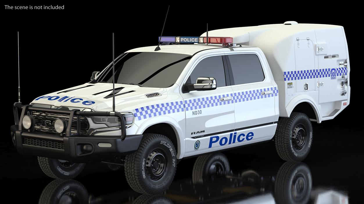 Police Paddy Wagon Simple Interior 3D model