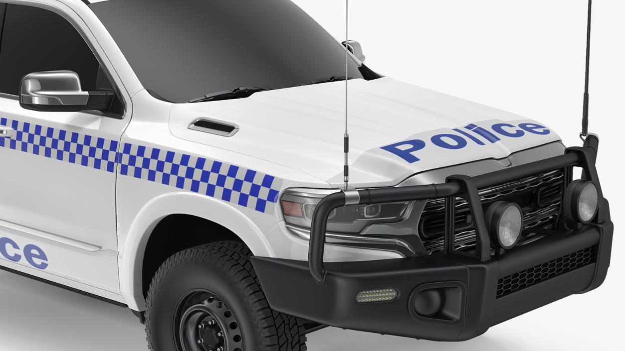 Police Paddy Wagon Simple Interior 3D model