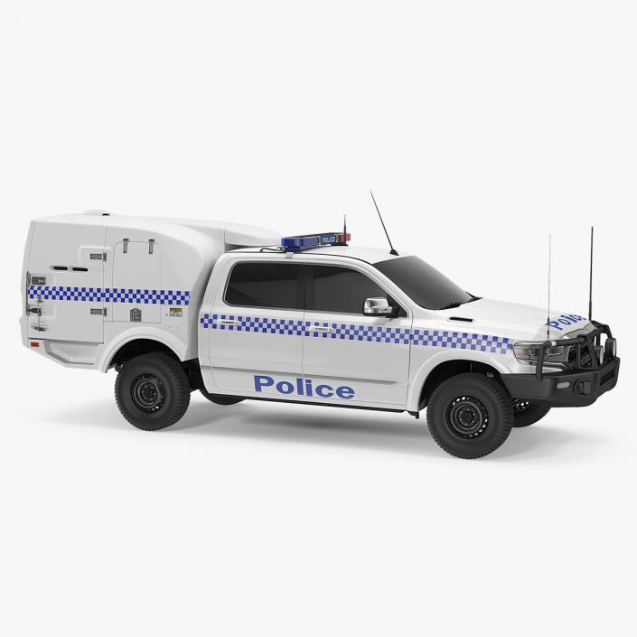 Police Paddy Wagon Simple Interior 3D model