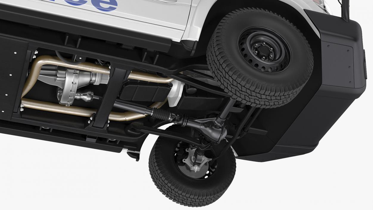 Police Paddy Wagon Simple Interior 3D model