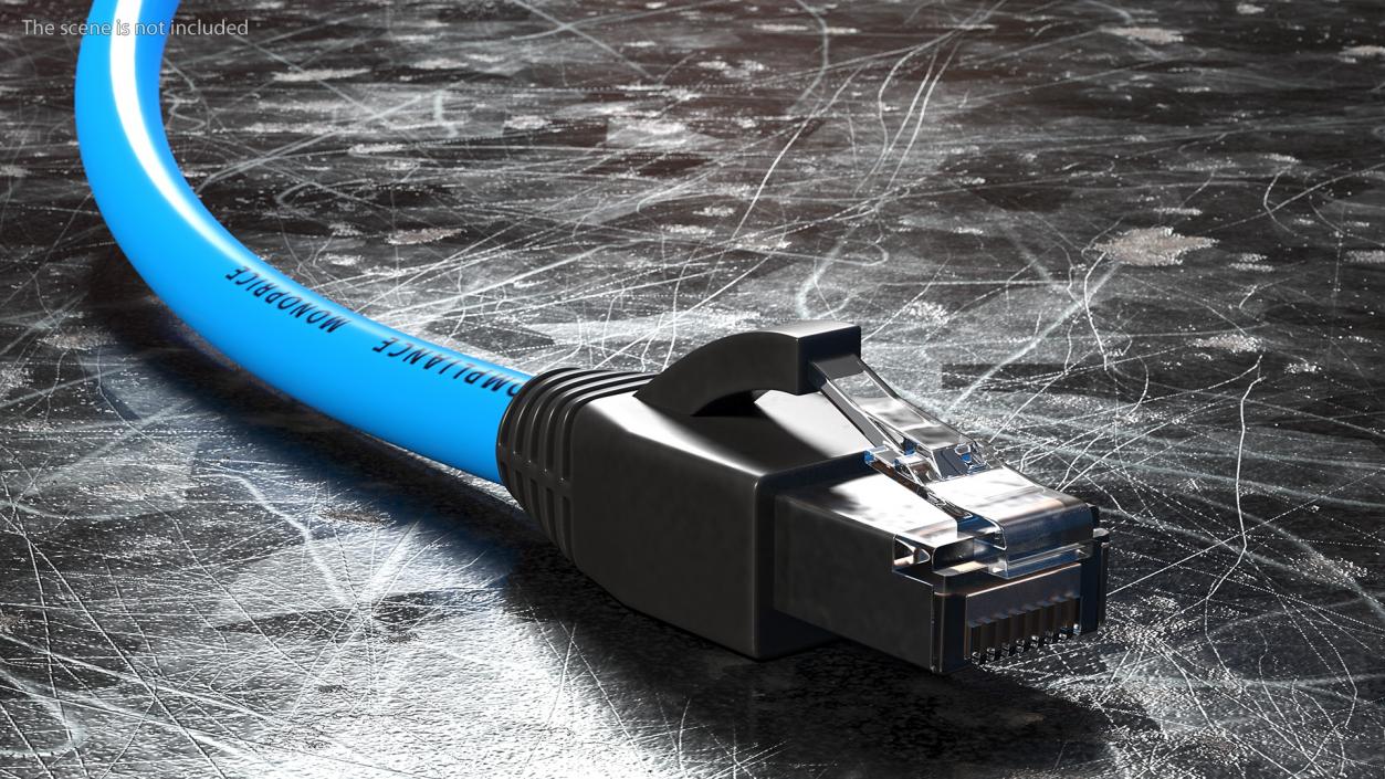 3D RJ45 24AWG Ethernet Network Cable model