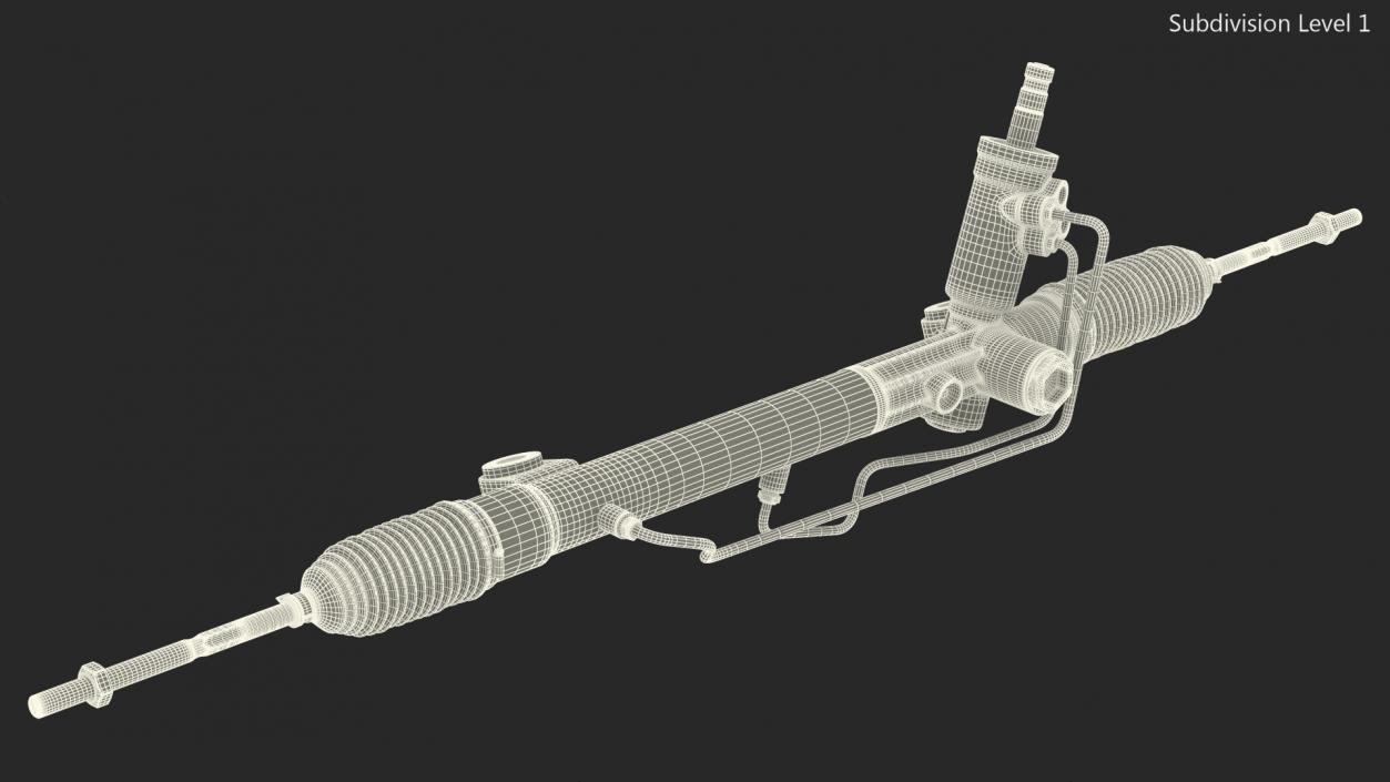 Power Steering Rack 3D model