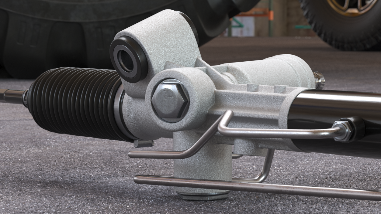 Power Steering Rack 3D model