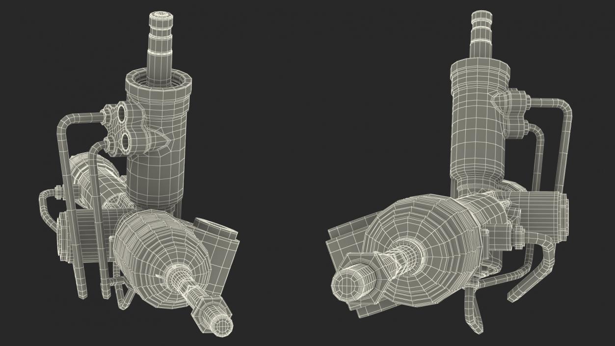 Power Steering Rack 3D model